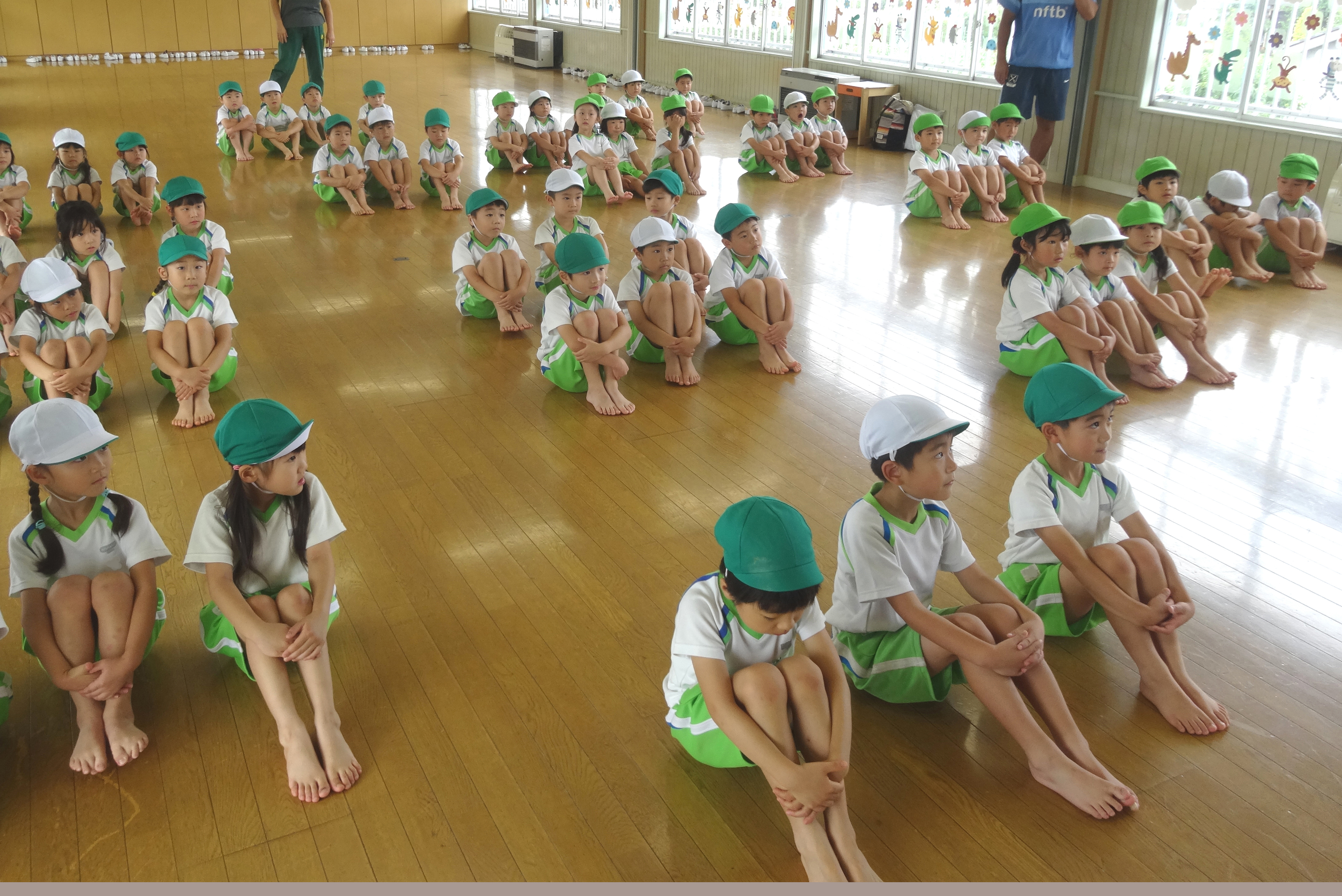 年長組 組体操練習開始 埼玉県上尾市 上尾ことぶき第二幼稚園